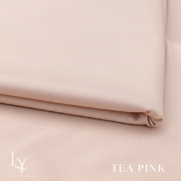 Premium Boski Unstitched Tea Pink Suit – Smooth Finish